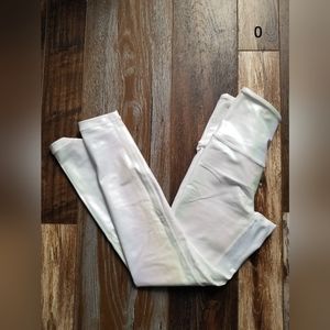 Zyia white unicorn/rainbow leggings